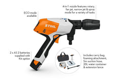 RCA 20.0 SET Battery pressure washer