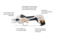 ASA 20.0 SET Cordless lopping shears